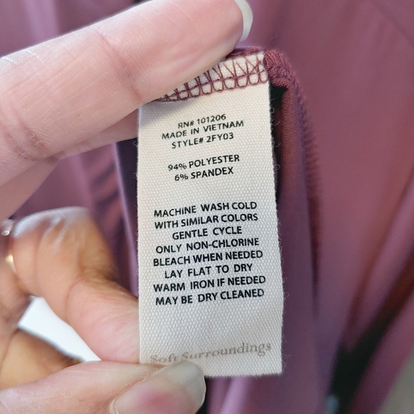 Soft Surroundings Monica Knit Maxi Dress Sz L Casual Contemporary - Picture 10 of 10